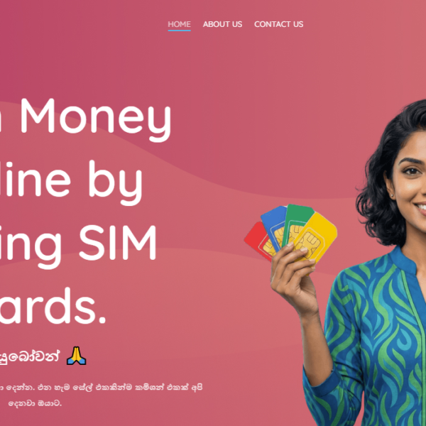 SIM Sales Referral Earning Platform