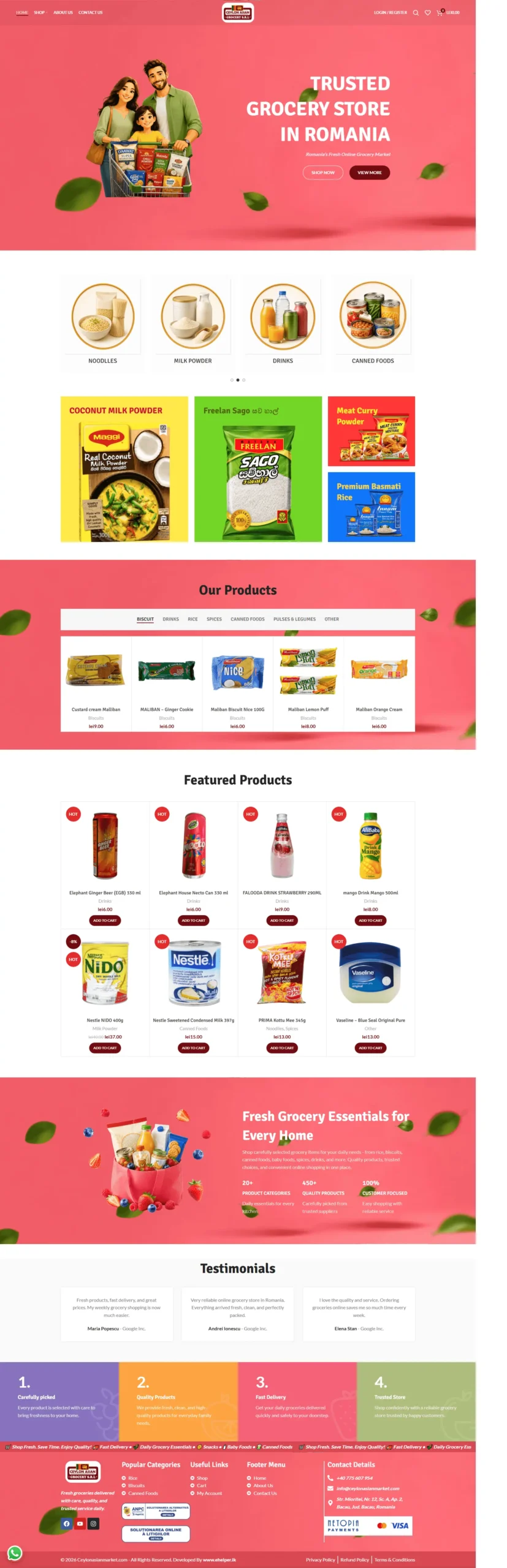 Romania Food Store